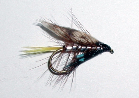 Silver Invicta wet trout fly pattern