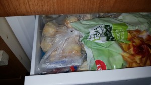 Stormsure going into freezer