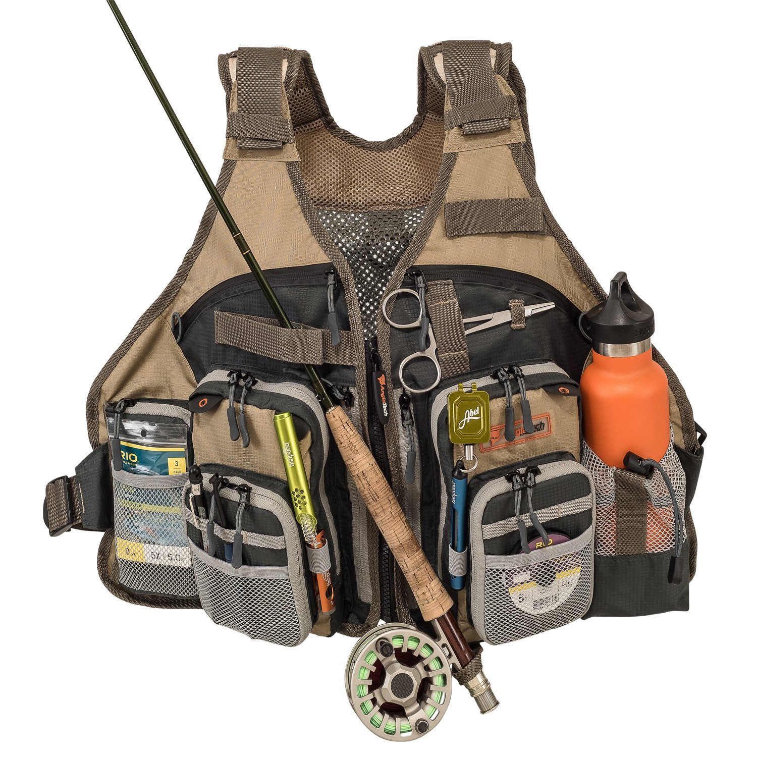 Adjustable Mesh Fly Fishing Vest by AnglaTech Review | | How to fly fish