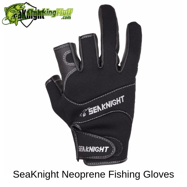  Drasry Neoprene Ice Fishing Gloves Touchscreen 3 Cut