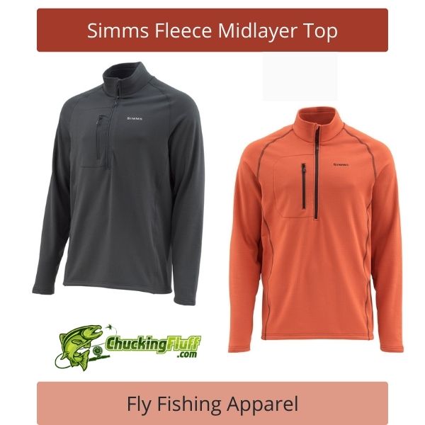 Fly Fishing Apparel - Simms Fleece Midlayer Top