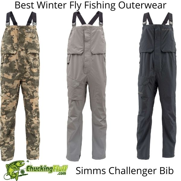 Best Winter Fly Fishing Jackets - Simms Challenger Bib Colors