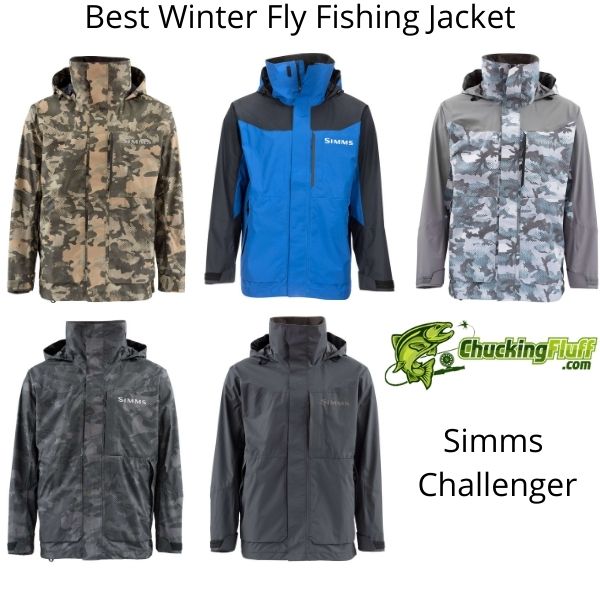 Best Winter Fly Fishing Jackets - Simms Challenger Colors