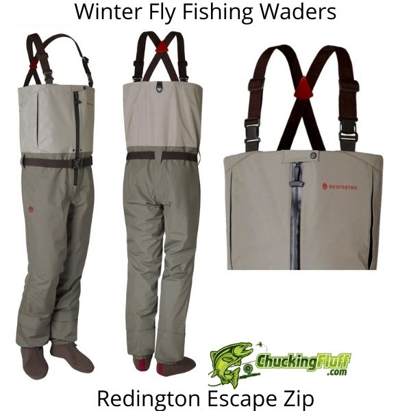 Winter Fly Fishing Waders - Redington Escape Zip