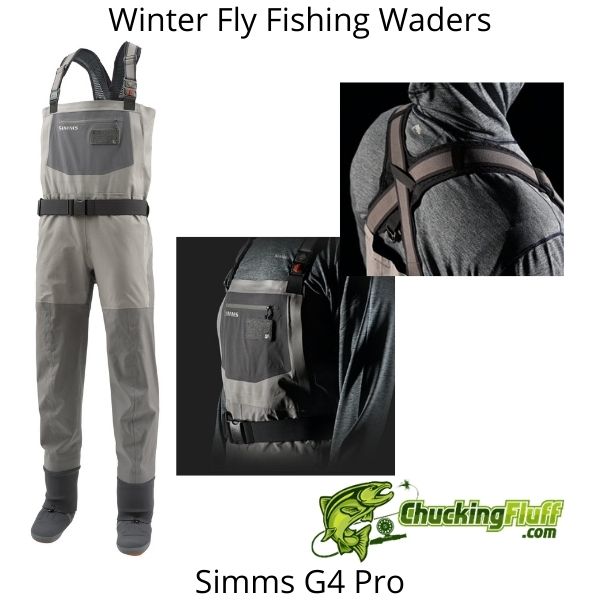 Winter Fly Fishing Waders - Simms G4 Pro