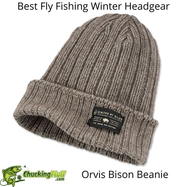 Best Fly Fishing Winter Headgear - Orvis Bison Beanie