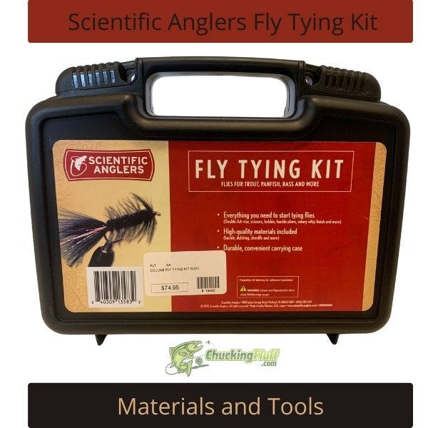 White River Fly Shop Deluxe Fly-Tying Kit with Case